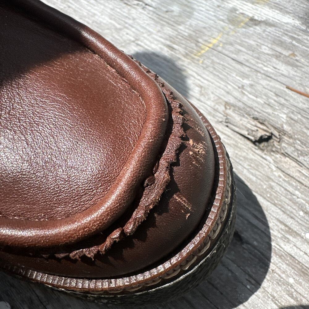 SAM EDELMAN Women’s Brown Sweater Cuffs 2" Platform Sidney Shoes Size 10 - 960 - Picture 6 of 13